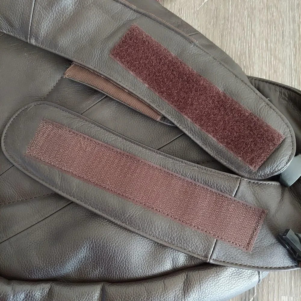 Ameri Leather Brown Crossbody Sling Bag